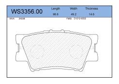 ������� ��������� �������� ������ ��� Toyota RAV4, Toyota Camry, Lexus ES Jeenice WS3356.00 WS335600 ����