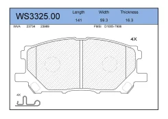 ������� ��������� �������� �������� ��� Toyota Harrier, Lexus RX, Toyota Highlander 3.3 jeenice ws332500 WS332500 ����