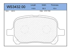 ������� ��������� �������� �������� ��� Toyota Camry, Toyota Harrier, Toyota Avalon jeenice ws343200 WS343200 ����