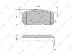 ��������� ������� �������� ������ ��� Nissan Primera, Nissan Avenir, Nissan Maxima QX LYNXauto BD-5719 BD5719 ����