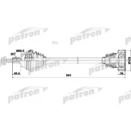 ������� �������� ����� 36x544x59.5 AUDI: A3 03-, A3 Sportback 04-, A3 ������ 08- SEAT: LEON 05-, Toledo III 04- Skoda: Octavia 04-, Octavia Combi 04...