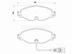 ������� ��������� Brembo P 85 126, �������� P85126 ����