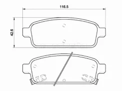 ������� ��������� Brembo P 59 080, ������ P59080 ����