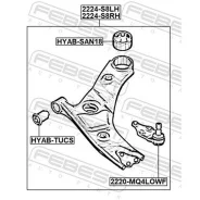 ����� �������� ������ ����� Hyundai Palisade 19 2019-2020 [Europe] 1224S8LH ����