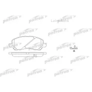 ������� ��������� �������� ������ Dodge Caliber 06-, JEEP Compass 06-, Mitsubishi Galant VI 96-04 PBP1621 ����