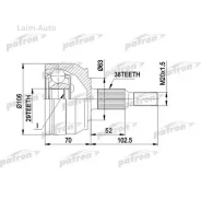 ���� ������ �-�� VW Multivan V 03-, Transporter V c �������� ���������� 03-, Transporter V ������ 0 PCV1033 ����