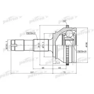 ���� �������� � ������� ABS 35x71.5x29 ABS54T FIAT Ducato Russia 08- PCV1334 ����
