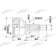 ���� ������ �-�� FORD Focus 1.6/1.8TD, 2.0 98- PCV1354 ����