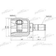 ���� ���������� ����� 27x41x33 Hyundai Tucson 04-10 PCV1355 ����