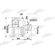 ���� ������ �-�� Skoda Superb 02-, VW Passat 00-05, Passat Variant 00-05 PCV1375 ����