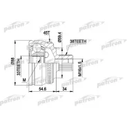 ���� ������ �-�� AUDI A4 00-04, A4 Avant 01-04, A4 ������ 03- PCV1435 ����