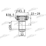 ������ (Z=34 D=43.2MM H=22) AUDI A3 03-12 SEAT Altea 04-, Toledo III 04-09 Skoda Octavia 04-, SUP PTD007 ����