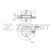 ���� ��������� Nissan AD 1998-2007 Zekkert BS5545, �����/������ �������� BS5545 ����