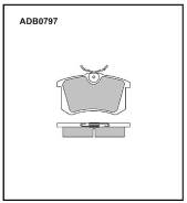 ������� ��������� �������� ������ ��� Volkswagen GOLF, Renault Megane, AUDI A4 Allied Nippon ADB0797 ADB0797 ����