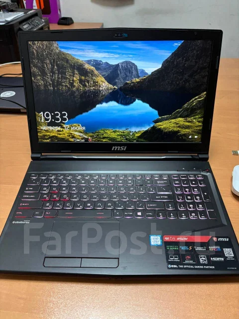 MSI GL63 8SDK. 15.6", 2,2����, ��� 16 ��, ���� 1 152���, WiFi: 1, Bluetooth: 1 ����
