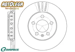 ���� ��������� �. G-brake Volkswagen POLO 10-/AUDI A1 11-/Skoda Fabia GR-02479 ����