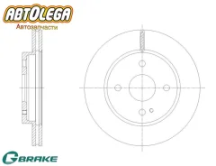���� ��������� �������� G-brake Mazda Demio DE3AS/DE3FS DE5FS GR-20878 ����