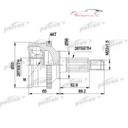 ����� Patron ���� �������� Mazda 626 2.0D 28x56x26 � ABS:44T PCV1328 Patron � ��� ����� �� 2 ��. ������� � ������ ������ �� �����. PCV1328 PCV1328 ���...