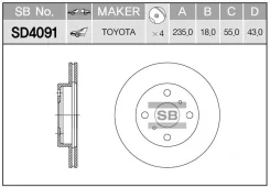 ���� ��������� sd4091 (43512-52020, 43512-52050) Sangsin SD4091 SD4091 ����
