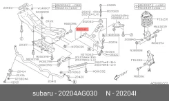 ����������� ������ �������� �������� ����� ��� Subaru Legacy, Subaru Impreza, Subaru Outback subaru 20204-ag030 20204AG030 ����