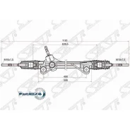 ����� ������� Toyota Highlander 07-20 / Kluger V 07-13 (����� ����) SAT ST-45510-48010 ST4551048010 ����