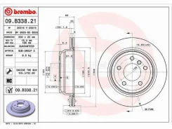 ���� ��������� Brembo 09. B338.21, ������ 09B33821 ����