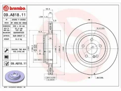 ���� ��������� Brembo 09. A818.11, ������ 09A81811 ����