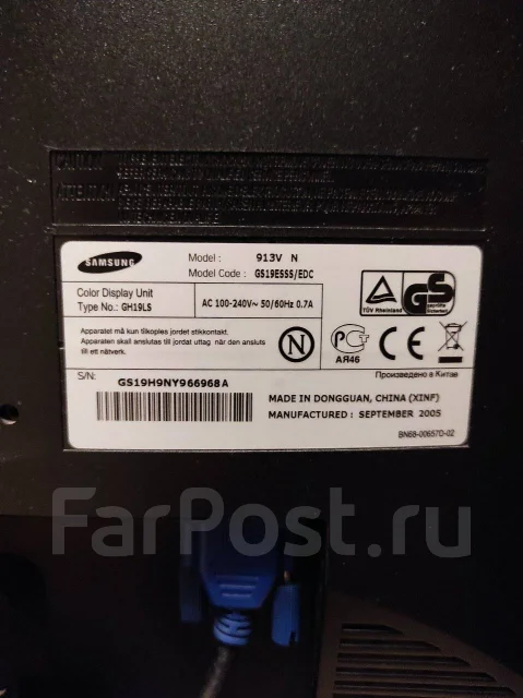 Samsung. 19", ���������� �� (LCD, LED, QLED) ����