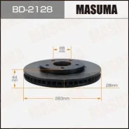 ���� ��������� Masuma, front Nissan Serena / BD-2128, �������� BD2128 ����