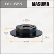 ���� ��������� Masuma, rear [��.2] BD-1555, ������ BD1555 ����