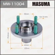 ������� Masuma front Toyota Corolla / ZZE120L MW-11004 Masuma, �������� MW11004 ����