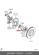 ��������� �������� ������� MMC Lancer X/Outlander XL/Dodge Caliber 06-/Chrysler Sebring 07 AU09644LX AU09644LXLL588 ����