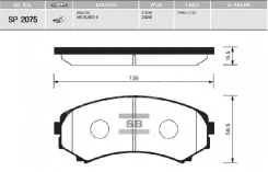 ������� �������� �������� Mazda MPV 2.6/3.0/2.5TD 92-99, Mitsubishi Pajero 3.5GDi 00 SP2075 SP2075 ����