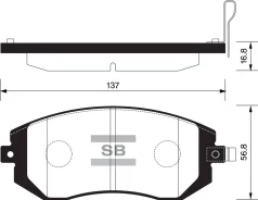������� ��������� Subaru Forester 01-/Impreza 01-/Legacy 98- �������� SP1367 SP1367 ����