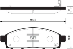 ������� ��������� �������� �������� Mitsubishi L200 2.5 06 SP1361 SP1361 ����