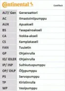 ������ ��� Contitech CT631 Mitsubishi: XD009277 MD009667 XD009666 MD009666 MD113561 XD113561 MD009277 Mitsubishi Colt Lancer (A7_). Mitsubishi Colt CT...