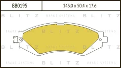 ������� ��������� �������� �������� ��� Daewoo Nubira, Chevrolet Lacetti, Daewoo Rezzo Blitz BB0195 BB0195 ����