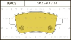 ������� ��������� �������� ������ ��� Renault Megane, Renault Scenic III, Renault Grand Scenic Blitz BB0428 BB0428 ����