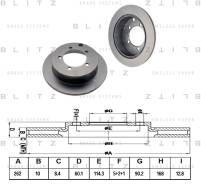 ���� ��������� ������ ��� Mitsubishi Lancer, Mitsubishi Airtrek I, Mitsubishi Pajero TR4 Blitz BS0305 BS0305 ����
