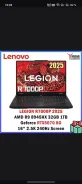 Lenovo Legion. 16", 5����, ��� 32 ��, ���� 1 000���, WiFi: 1, Bluetooth: 1, ����������� �� 4��. ����