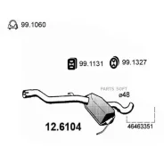 ������� ����� ��������� Fiat Coupe (FA/175) ASSO 126104 - 126104 ����