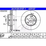 ���� ��������� 24.0125-0107.1 ATE 24012501071 - 24012501071 ����