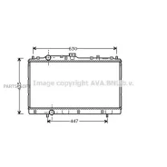 �������� ���������� Mitsubishi Colt V Lancer V AVA MT2113 - MT2113 ����