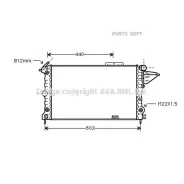 �������� ���������� Opel Vectra A AVA OLA2120 - OLA2120 ����