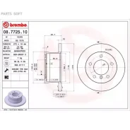 ���� ��������� ������ (�������� 1��) Brembo 08772510 - 08772510 ����