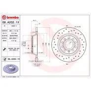 ���� ��������� ����. ����� Brembo Xtra AUDI A3 (8P1) 05/03-12/13 / AUDI A3 Convertible (8P7) 04/08-0 Brembo 08A2021X - 08A2021X ����
