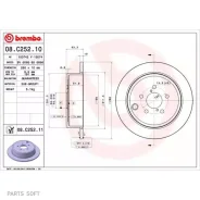 ����, ������ 08. C252.11 ���� ��������� Standard | ��� | Brembo 08C25210 - 08C25210 ����