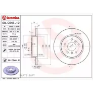 ���� ��������� UV Coated | ��� | Brembo 08C54611 - 08C54611 ����