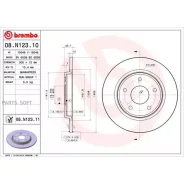 ���� ��������� ������ 305mm ���������� Brembo 08N12311 - 08N12311 ����