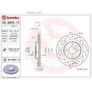 ���� ��������� ������. ����� Brembo Xtra LADA 110 (2110) 01/95-12/12 / LADA 111 (2111) 01/95- / LAD Brembo 0989031X - 0989031X ����